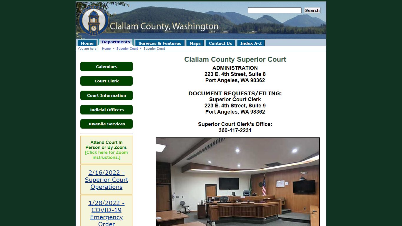 Superior Court - Clallam County, Washington